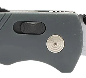 S.O.G SOG11181141 Flash AT EDC 3.45" Folding Plain Satin Cryo D2 Steel Blade, Urban Grey GRN Handle, Peg Box Pkg