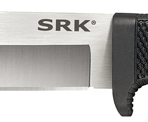 Cold Steel CS38CKE SRK 6" Fixed Clip Point Plain 3-V Steel Blade, 4.75" Black Textured Kray-Ex Handle