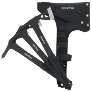 Cold Steel CSTH175AX3PK Throwing Axes 1.75" Black Oxide 420 Stainless Steel Blade Paracord Wrap Handle Set of 3