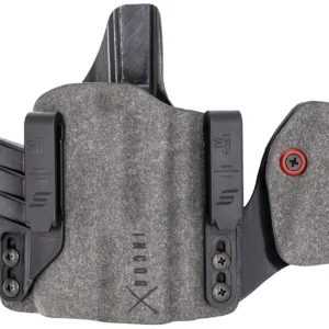Safariland INCOG0895A0CX261MC Incog X IWB Gray Cordura w/Mag Caddy, Fits Glock 43X/48 Belt Clip Mount, Right Hand