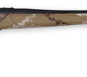Weatherby VHH7MMPR6B Vanguard Outfitter Full Size 7mm PRC 3+1 26" Black Cerakote #2 Fluted/Threaded Barrel & Drilled & Tapped Steel Receiver, Tan w/Brown & White Sponge Monte Carlo Synthetic Stock
