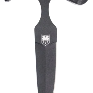 CobraTec Knives FG10PD Folding Push Dagger 2.88" Folding Dagger Plain Black D2 Steel Blade, 4.06" Black Textured G10 Scales Handle