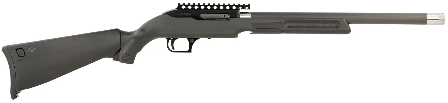 Magnum Research SSAA22G Magnum Lite SwitchBolt 22 LR 10+1 16.50" Black Threaded Barrel, Black Receiver w/Picatinny Rail, Black Archangel Folding Backpack Polymer Stock