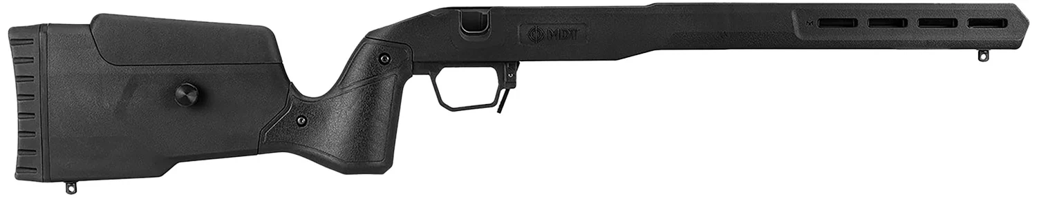 Mdt Sporting Goods Inc 105828BLK Field Stock Black Polymer Fits Savage Short Action