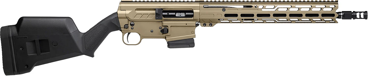 CMMG 30A5C0FCT Dissent BR4 *CA Compliant 300 Blackout 10+1 14.50" Black Nitride Threaded Barrel, Coyote Tan Cerakote Picatinny Rail Aluminum Receiver, Magpul SGA Black Synthetic Stock