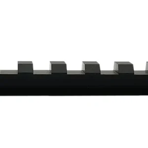 Weatherby J010005 Picatinny Rail Matte Black Aluminum Weatherby Vanguard Weaver Mount Long Action 20 MOA