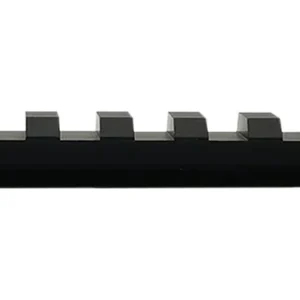 Weatherby J010006 Picatinny Rail Matte Black Aluminum Weatherby Vanguard Weaver Mount Short Action 20 MOA