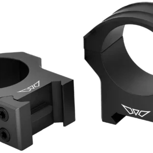 Warne 8514M HyperLite Matte Black MagnaFusion Alloy 30mm Tube Medium Maxima/Weaver/Picatinny