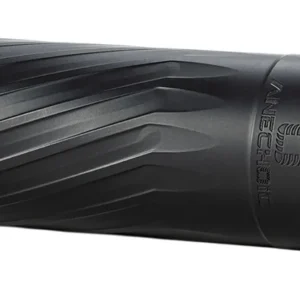 Anechoic X35B Anechox 35 35Cal/338Lapua/338/35Magnums Black Stainless Steel/Titanium 1 3/8"x24 w/ 1/2"x28 DTA