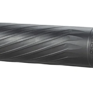 Anechoic X35LB Anechox 35L 35Cal/338Lapua/338/35Magnums Black Stainless Steel/Titanium 1 3/8"x24 w/ 1/2"x28 DTA
