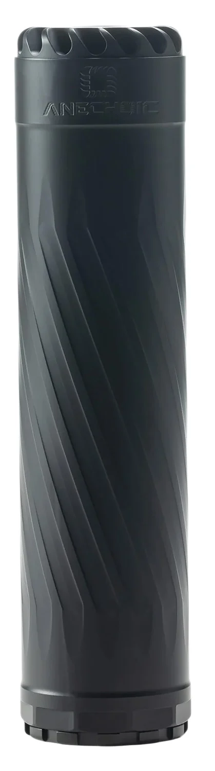 Anechoic X45B Anechox 45 45CAl/458WinMag Black Stainless Steel/Titanium 1 3/8"x24 w/ 5/8"x24 DTA