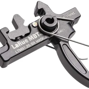 Larue Tactical LTMBT2SSB MBT-2S  Black Two-Stage Straight Fits AR10/AR15