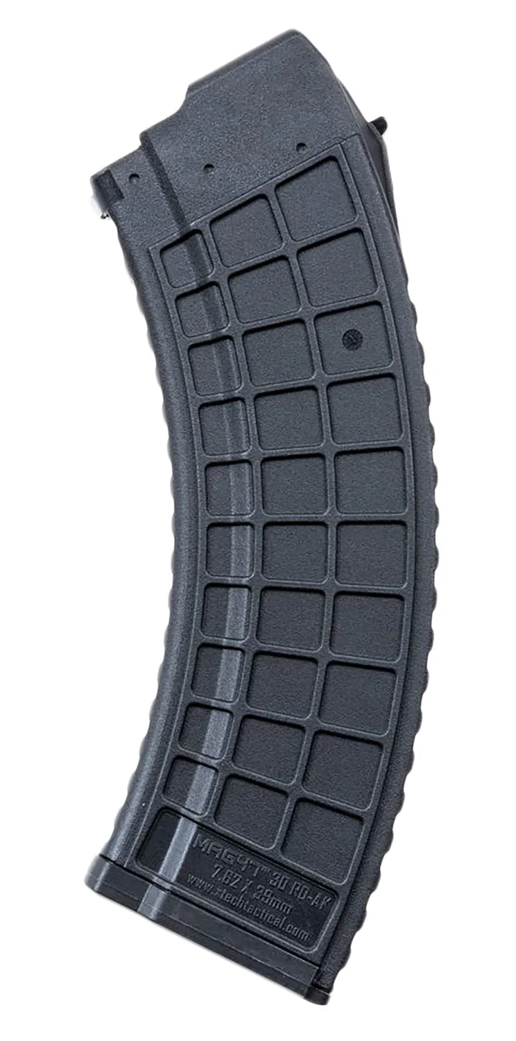 Xtech Tacitcal XTT1152BLKMAG47 Gen2 30rd Waffle 7.62X39 Fits AK-47 Black Stainless Steel