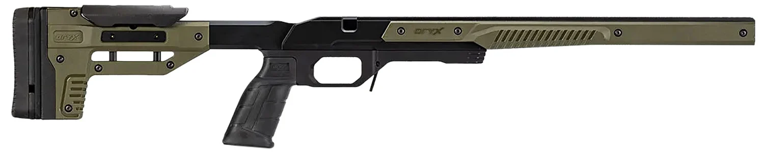 Mdt Sporting Goods Inc 104218ODG Oryx Chassis OD Green 6061-T6 Aluminum Fits Howa 1500 LA/ Weatherby Vanguard LA