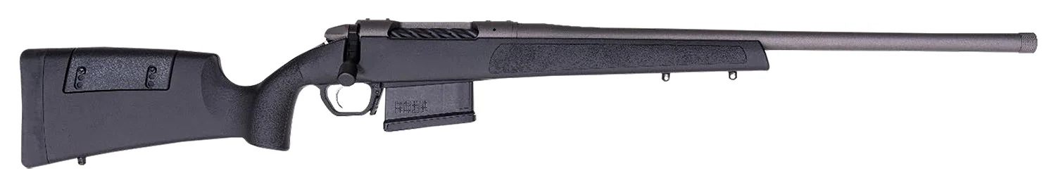 Weatherby 3WR0435CMR0T 307 Range SF 6.5 Creedmoor 5+1 20" Tungsten Cerakote Heavy Threaded Barrel, Tungsten Cerakote Drilled & Tapped Steel Receiver, Adj Cheek Piece & LOP Black Synthetic Stock