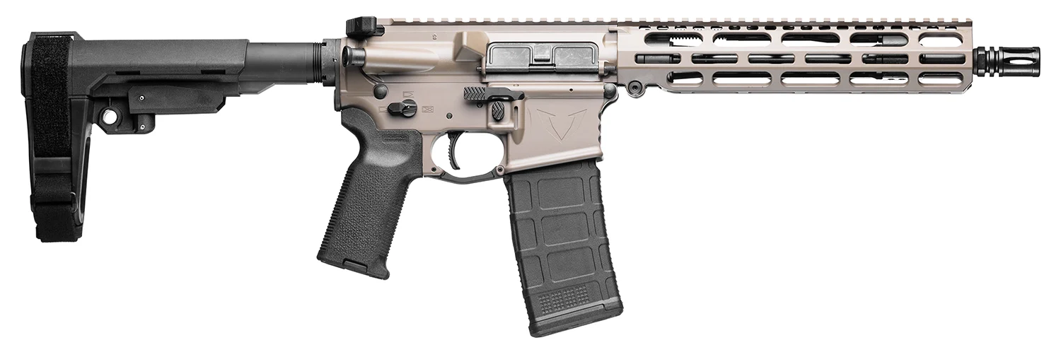Vktr Industries V31100916618 VK-1 Forged 5.56 NATO 10.50" SBA3 Brace Flat Dark Earth