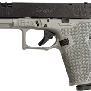 Great Lakes Firearms GL19SRK Striker 9mm 15+1 4" Front/Rear Serrations Cerakote Bull Shark Gray