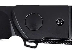 CRKT 5720K Bamboozled 3.31" Folding Tanto Plain Black Oxide D2 Steel Blade, Black G10/SS Handle