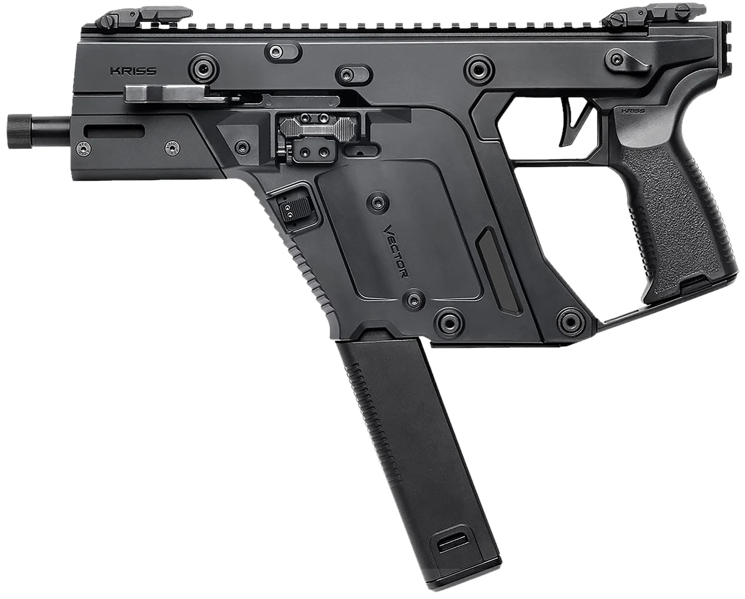 Kriss USA KV903PBL00 Vector SDP Gen3 9mm Luger 40+1 5.50" Black Nitride Threaded Barrel, M-LOK Handguard, Black Picatinny Rail Receiver & Rear, Black Polymer Grip, Ambidextrous, Glock Mag Compatible