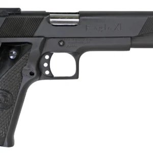 Iver Johnson Arms EAGLEXL10DS Eagle XL  Full Size Frame 10mm Auto 15+1 6" Stainless Steel Barrel, Matte Black Steel Long/Serrated Slide, Black Steel Frame w/Beavertail, G10 Grip
