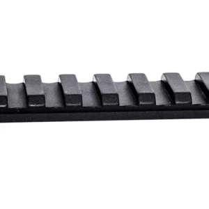 Weatherby P00252705 Picatinny Rail Black Hardcoat Anodized Alloy Fits Weatherby Mark V Magnum 9-Lug Action