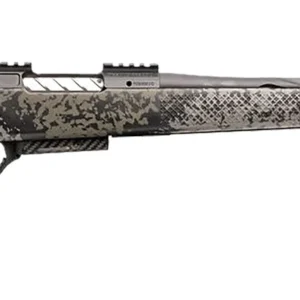 Seekins Precision 0011710215-F Havak PH3 6 Creedmoor 24" Black Fluted Threaded Barrel, Black Picatinny Rail Steel Receiver, Adj Cheek Riser Mountain Shadow Synthetic Stock