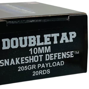 DoubleTap Ammunition 10MMSS20 Snake Shot 10mm 20 Per Box/50 Case