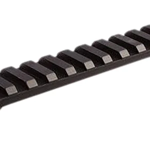 Talley PL0258763 Picatinny Rail  Black Hardcoat Anodized Aluminum Fierce Edge/Fury Long Action 0 MOA