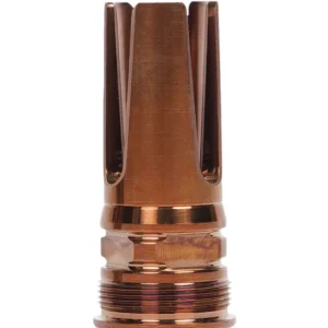 Q LLC ACCFH1/2288.6 Flash Hider  8.6 Blackout Steel 1/2"x28 Threads 2.13" OAL