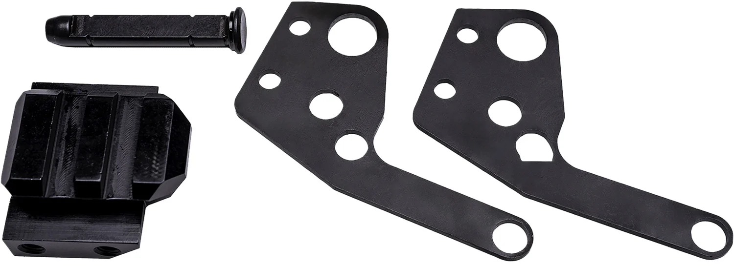 Kel-Tec PLR161570 SU/PLR Picatinny Adapter Black Aluminum Includes Two Mounting Plates