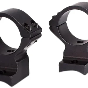 Talley 94X719 Scope Mount/Ring Combo Black Anodized Aluminum 1" Tube, Savage (8-40) Round Receiver w/Accutrigger, Medium Rings