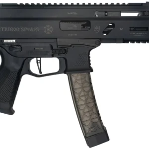 Grand Power 8588005808590 SP9A3S Stribog 9mm Luger 30+1 5.50" Black Threaded Barrel, M-LOK Handguard, Black Aluminum Picatinny Rail Receiver, Rear Picatinny Rail, Black Polymer Grip, Thread Protector