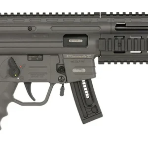 ATI GERGGSG1610S GSG-16 22LR 10+1 16.25" Black Non-Threaded Barrel, Smoke Gray Picatinny Rail Polymer Receiver, M-LOK Handguards, Collapsible w/Storage Compartment Black Synthetic Stock, Smoke Gray P