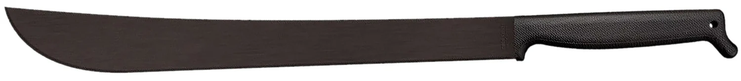Cold Steel CS97TM21S Two Handed 21" Black Matte Anti Rust 65Mn Carbon Steel Blade, Black Polypropylene Handle 30" Long