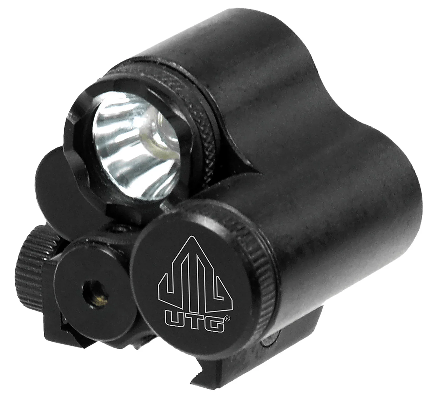 Leapers LTELP28R Black Anodized Aluminum 120 Lumens CREE LED IRB Bulb Red Laser Picatinny Mount