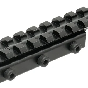 Leapers MNTPMTOWLA Picatinny Adapter Mount Matte Black Anodized Aluminum Dovetail Mount
