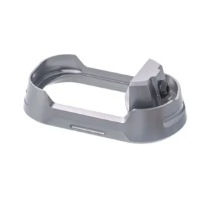 Tyrant CNC TDG19G34MWGREYBLKSCRW Magwell Fits Glock 19 Gen 3-4 Grey Aluminum