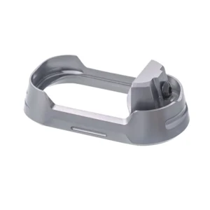 Tyrant CNC TDG17MWG4GREYBLACKSCRE Magwell Fits Glock 17 Gen4 Grey Aluminum
