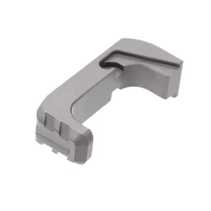 Tyrant CNC TD43X48EG Extended Magazine Release Glock 43x/48 Grey Aluminum