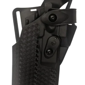 Safariland 7360RDS8325481 7360RDS 7TS Black Compatible w/ 17 Gen5, SureFire X300U, Basketweave Finish, Right Hand