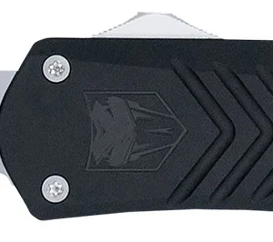 CobraTec Knives MBLKFSXGEN3TNS FS-X Gen III Medium 3" OTF Tanto Plain Stonewashed D2 Steel Blade, 4.68" Aluminum Handle