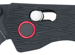 CobraTec Knives CTLEGBLK Legacy EDC 3.50" Folding Plain Black TiCN D2 Steel Blade, 5" Black Textured Aluminum/G10 Handle