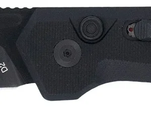 CobraTec Knives CTNAJBLK Naja 3.50" Folding Plain Black Powder Coated D2 Steel Blade, 4.75" Black G10 Scales Handle