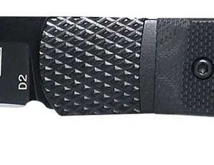 CobraTec Knives CTTHRG10BKO Trapper Small 3.13" Folding Plain 154CM SS Blade, 4.25" Black G10 Handle