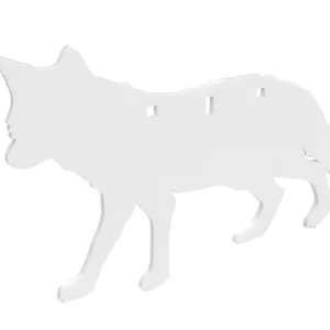 Birchwood Casey BC-47711 Centerfire Silhouette Coyote 3/8" AR500 Steel Target