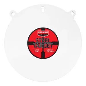 Birchwood Casey BC-RND15-38 Centerfire Target 3/8" AR500 Steel "15 Round Gong