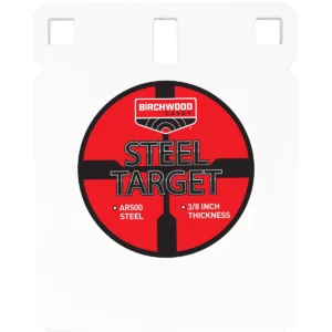 Birchwood Casey BC-SQR6-38 Centerfire Target 3/8" AR500 Steel 6" Square Gong