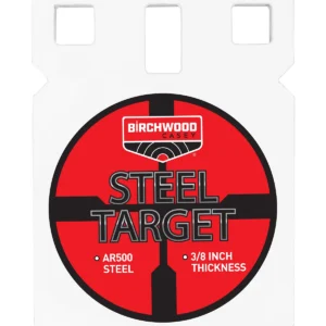 Birchwood Casey BC-SQR4-38 Centerfire Target 3/8" AR500 Steel 4" Square Gong