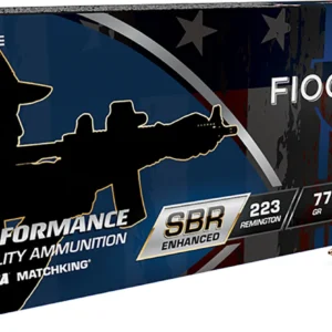 Fiocchi 223SBRD Hyperformance 223Rem 77gr Hollow Point Boat Tail 20 Per Box/10 Case