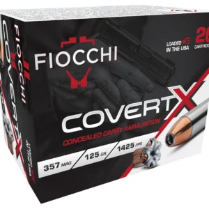 Fiocchi 357CCWA CovertX 357Mag 125gr Jacketed Hollow Point 20 Per Box/10 Case